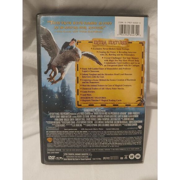 Harry Potter and the Prisoner of Azkaban 2 Disc Set Full screen (DVD, 2004). - Picture 4 of 4